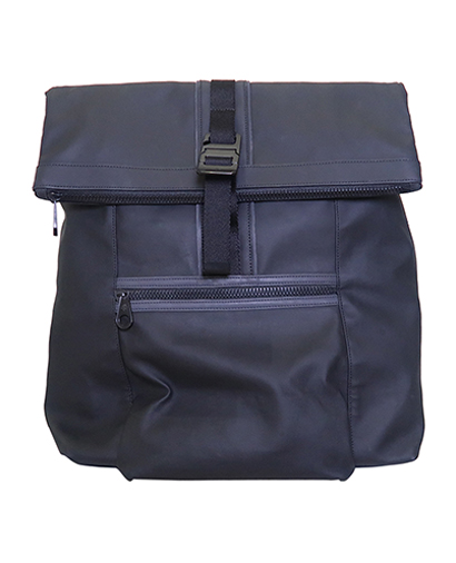 Fleet Backpack, &pound;245, Handbags, Black, Canvas/Fabric, Front view